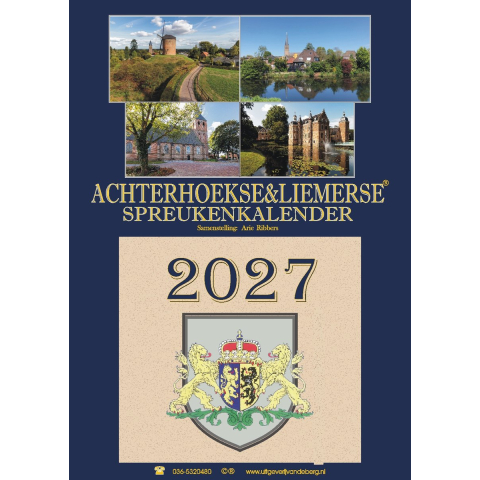 Achterhoekse & Liemerse spreukenkalender 2027 (Kalender)