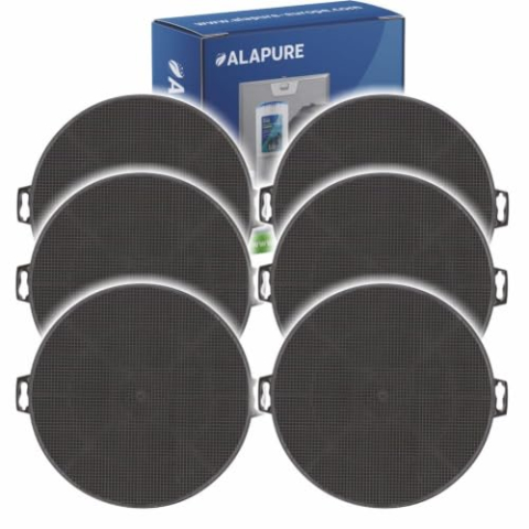 6x Alapure Koolstoffilter geschikt voor Corbero MCFE43 / 9029801520