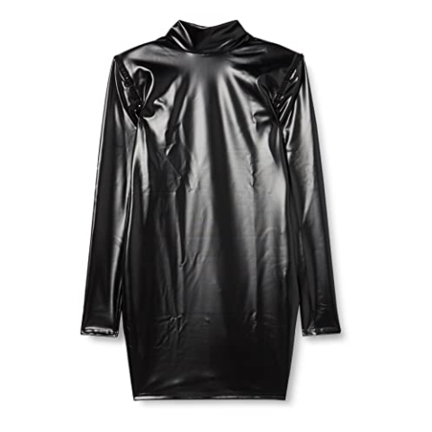 Noir Glitter Jurk Zwart XL