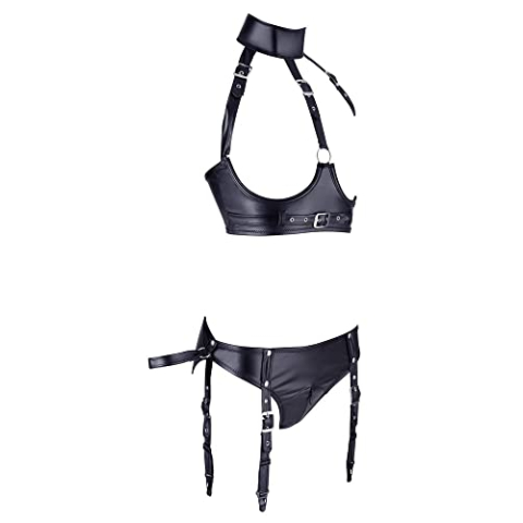 Cottelli BONDAGE Beha set bondage Zwart