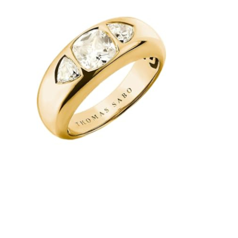 THOMAS SABO Damesring zilver zirkonia 32032260, Sterling zilver, Edelsteen