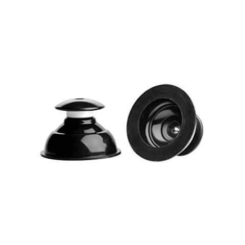 XR Brands - Master Series - Plungers Extreme zuignap siliconen tepelzuiger - zwart