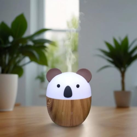 Zen'Aroma diffuser voor etherische olie, woofie, ultrasone diffuser voor koude aromatherapie, elektrisch, USB, 2 diffusiemodi, automatische uitschakeling, led-verlichting, stil en compact