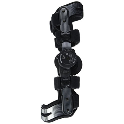 Patterson kniebandage, stijf, met scharnieren, Carboflex, links L