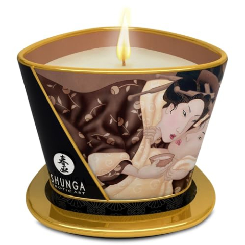 Shunga - Massagekaars Excitation/Intoxicating Chocholade