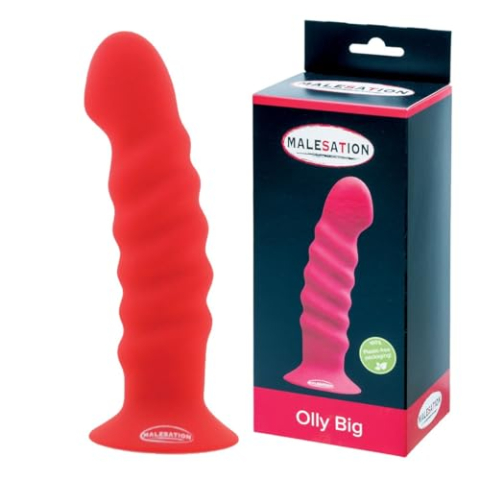 MALESATION Olly Dildo groot in rood