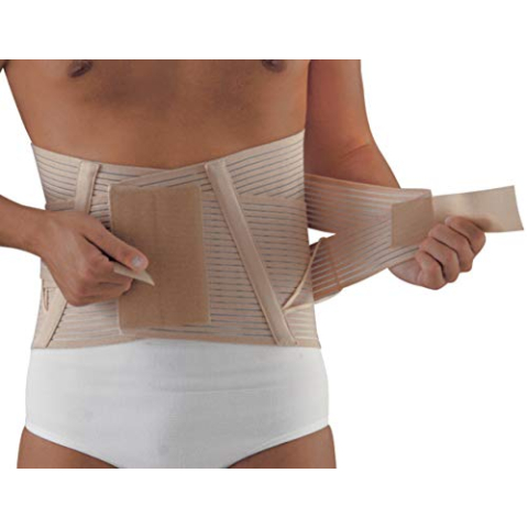 SCUDOTEX Corsage elastisch Lombo Double Cross Hâter 27 cm kleur natuur maat 1
