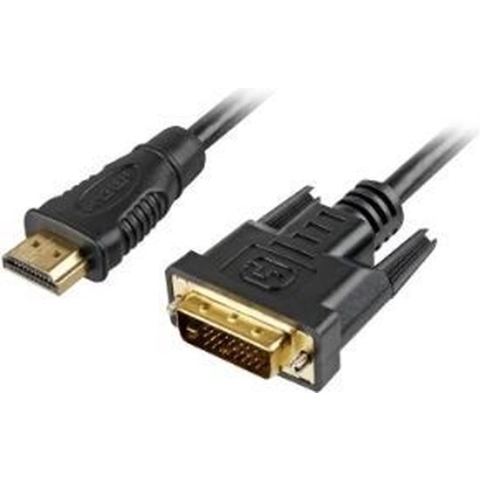 Sharkoon 2m, HDMI/DVI-D Zwart