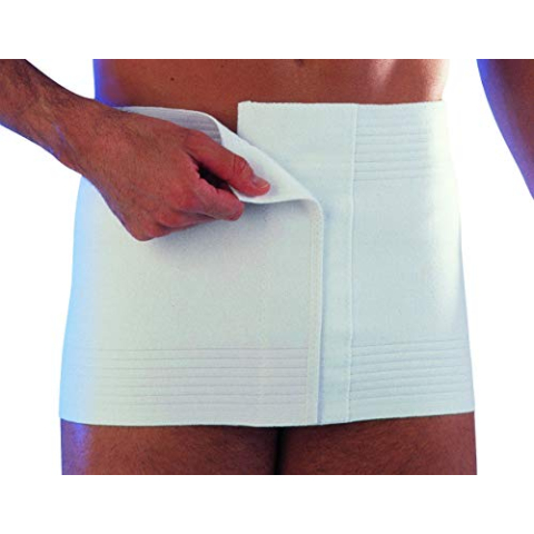 SCUDOTEX elastische riem van katoen, kleur wit, 27 cm, maat 3