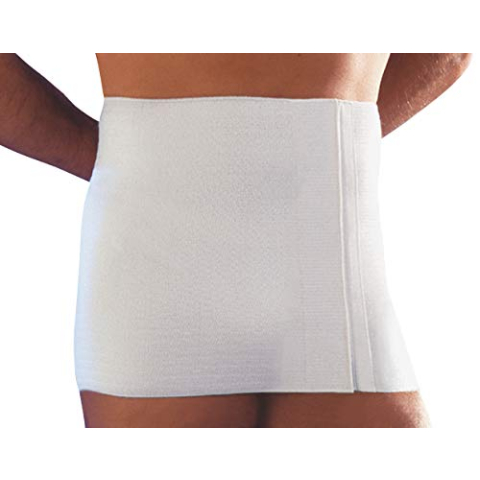SCUDOTEX elastische riem, oneindigheidssymbool, 27 cm, wit maat 1