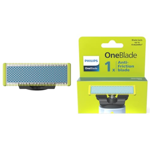 Philips OneBlade Eerste scheerbeurt, huidvriendelijk vervangend mes (1x), QP215/50