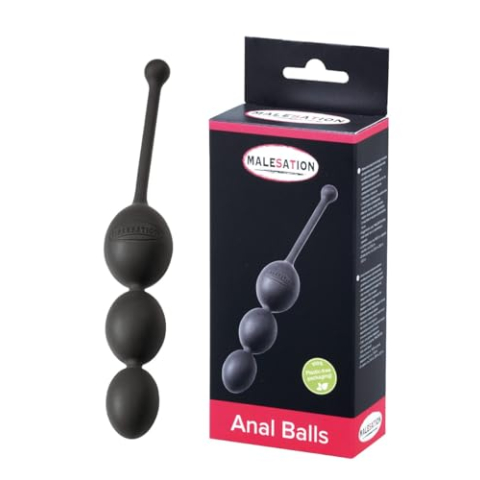 MALESATION Anale ballen in zwart