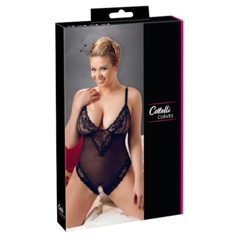 Body Met Open Kruis - Zwart