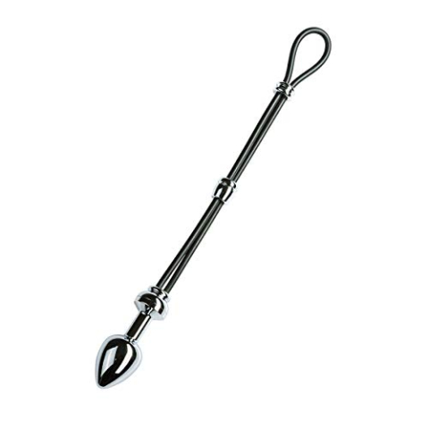 MALESATION Cock-Grip met aluminium plug klein, chroom