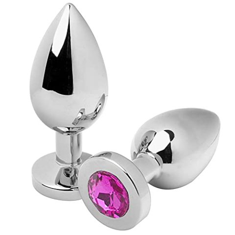Metal Hard Metalhard Anale Plug Diamond Medium 7,62 cm 150 g