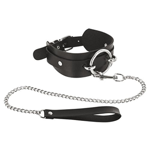 Fetish Tentation 6060180010 halsband verstelbaar, met ring/lijn