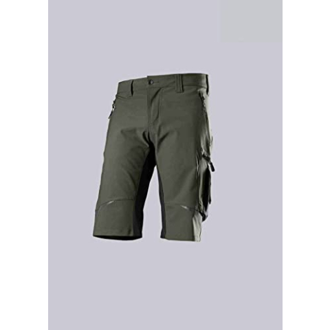 BP 1863 620 Superstretch broek 92% polyamide, 8% elastaan olijf/zwart, maat 62n