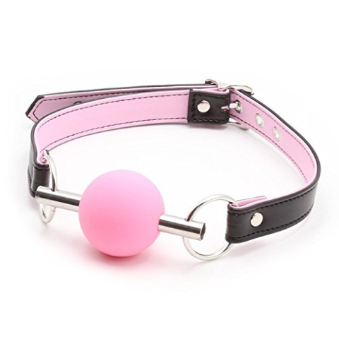 De Bondage Spind Fantasy en fetisch, evenals kwaliteit siliconen ball gag slave sub gag, pink