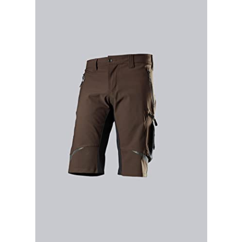 BP 1863 620 Superstretch broek 92% polyamide, 8% elastaan bruin/zwart, maat 44n