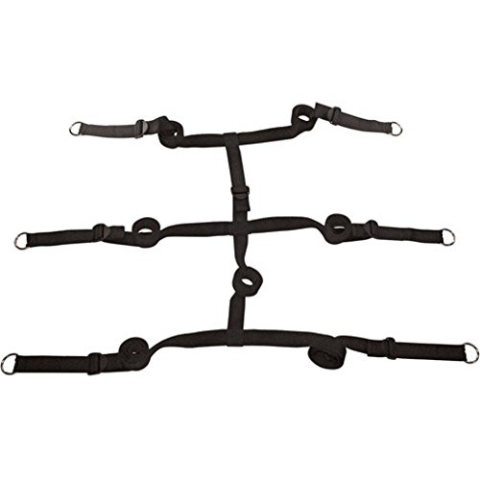 Sportsheets - Edge - Extreme bed Bondage riem, zwart, 1 stuk