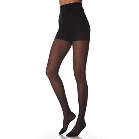 SCUDOTEX panty's, 70 denier, gebreid, compressie, middelgroot, 15-18 mm, kleur zwart, maat 6