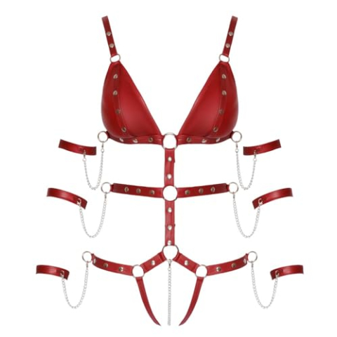Bad Kitty Lichaam voor dames Dark Red XL