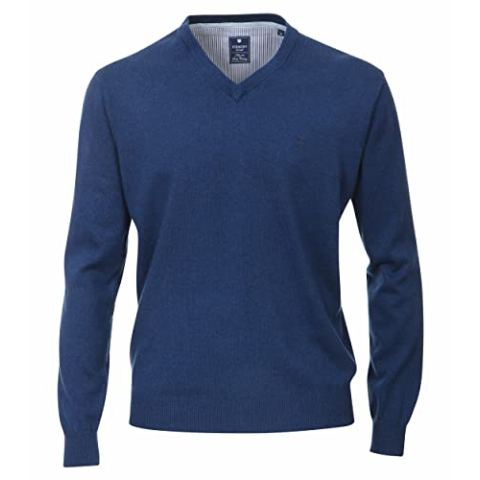 Redmond Trui, effen, 12 blauw., L