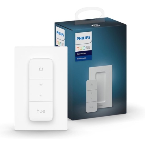 Philips Hue dimmer switch - draadloze schakelaar - Wit - incl. Batterij