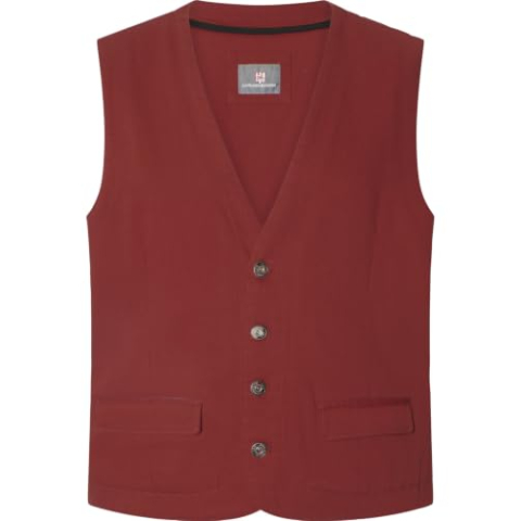 Jan Vanderstorm Torell vest voor heren, Rood, 68