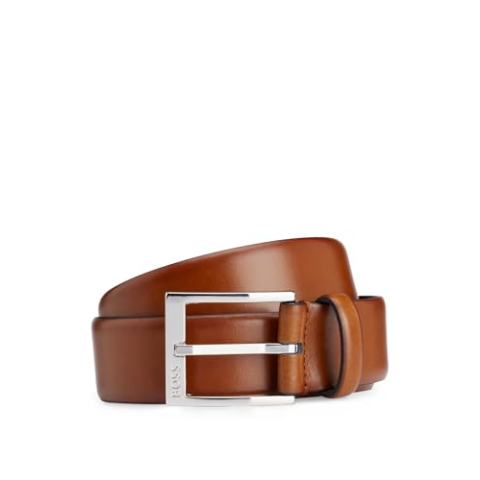 BOSS Heren Elloy-PC-An_Sz35 Belt, Medium Brown214, 90, Medium Brown214