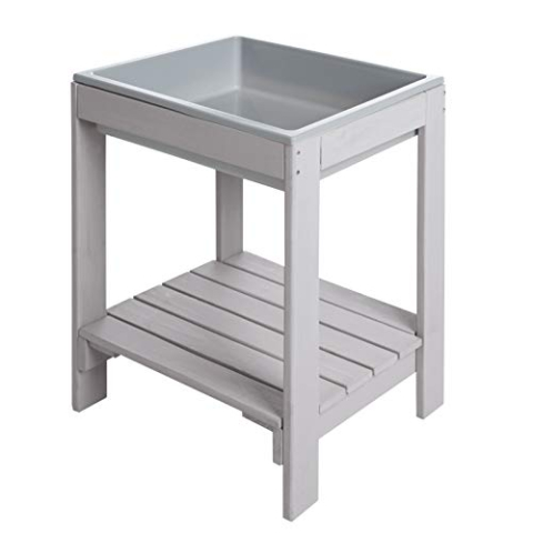 Roba Kinderspeeltafel 'Tiny' Outdoor +, weerbestendig massief hout, grijs