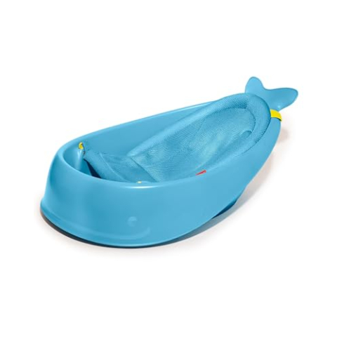 Skip Hop 235465 Moby Smart Sling 3-Stage Baby Bath Tub, Blue