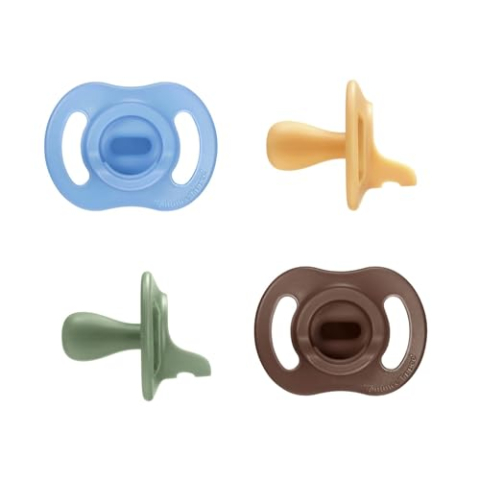 Tommee Tippee Ultralichte StayPut fopspeen, eendelig siliconen design, 18-36 m, 4 stuks