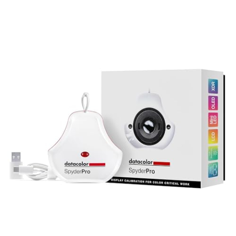 Datacolor SpyderPro - Monitorkalibratie tot 12.000 nits, 3D LUT-mogelijkheid, Device Preview Plus, Content Credentials (C2PA) en integratie van lichtmeters