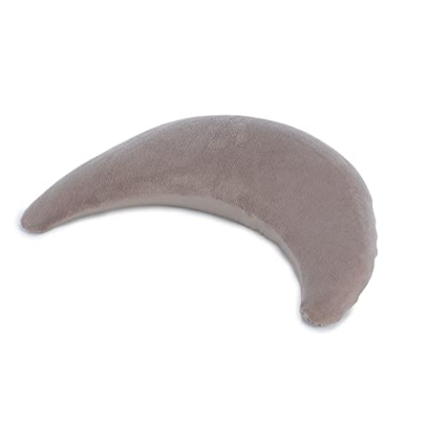 Theraline Plüschmond Kussen Taupe