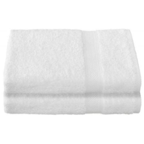 De Witte Lietaer - badhanddoek Stephanie 70 x 140 cm wit 2 stuks - Wit
