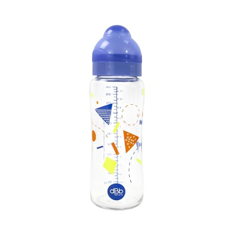 dBb Remond Geometry Bottle in Box, 11 oz, Doorschijnend Donkerblauw