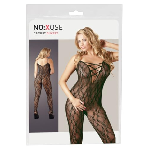 No:Xqse Catsuit voor dames Black XXL/3XL