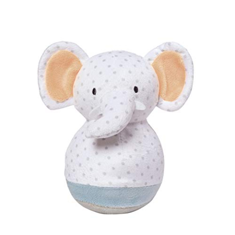 Manhattan Toy Playtime Pluche Roly Poly Olifant Wobble Baby speelgoed