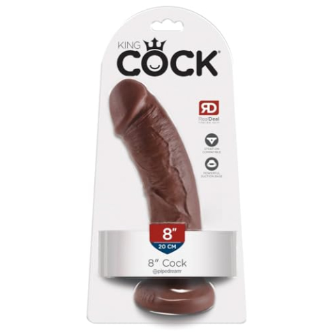 8 Inch Cock - Brown