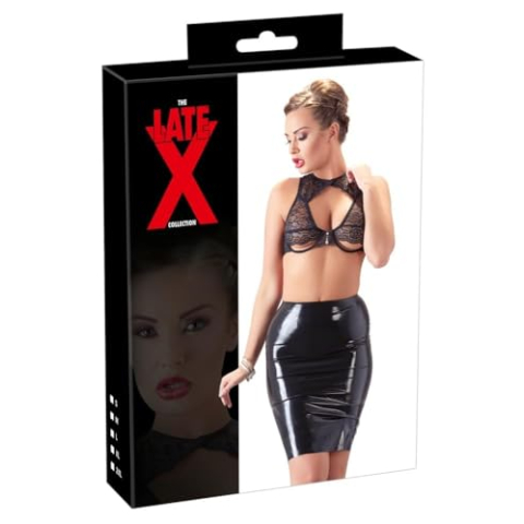 Late X Latex Rok voor damen Zwart M