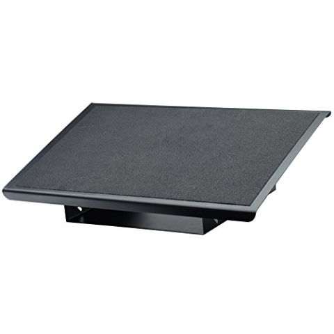 Fellowes 8064101 Professional Series Voetsteun, robuust verstelbaar, extra stabiele stalen constructie, zwart