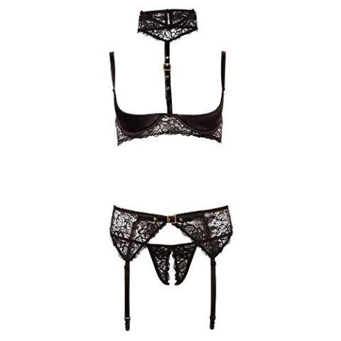 Kanten BH Set Met Halsband