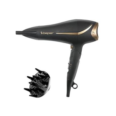 BEPER 40.404 opvouwbare phon 2200 watt - phon haar, diffuser en concentrator inbegrepen