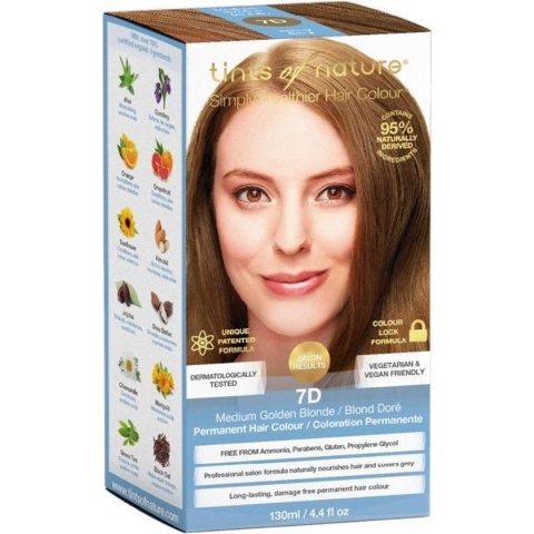 Tints Of Nature Haarkleuring - 7D Medium Goudblond