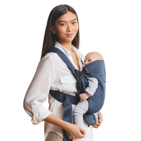 BABYBJÖRN Draagzak Mini, 3D Mesh, Marineblauw