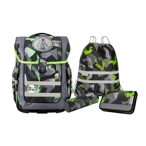 McNeill Schooltassenset COMPACTO, 5-delig - Collectie 2024, Techno
