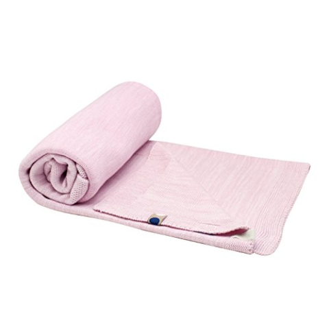 Snoozebaby Eenlaags wiegdeken (poeder roze)