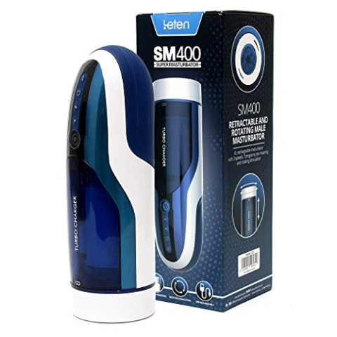 Leten SM400 Super Masturbator White/Blue Ø 10,5 x 33 cm