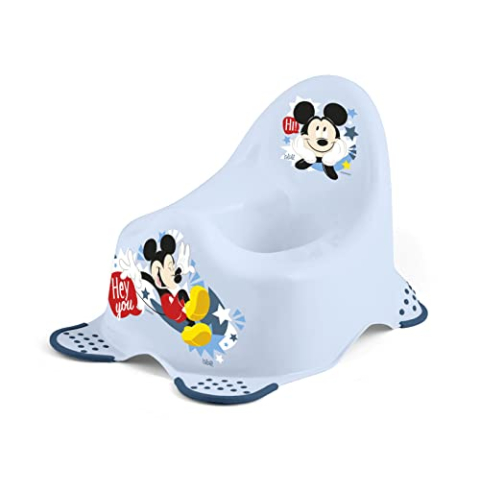 Lulabi Mickey Icon kinderpotjes van polypropyleen met antislip rubberen voetjes